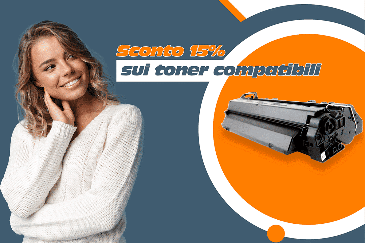 Sconto 15% Toner